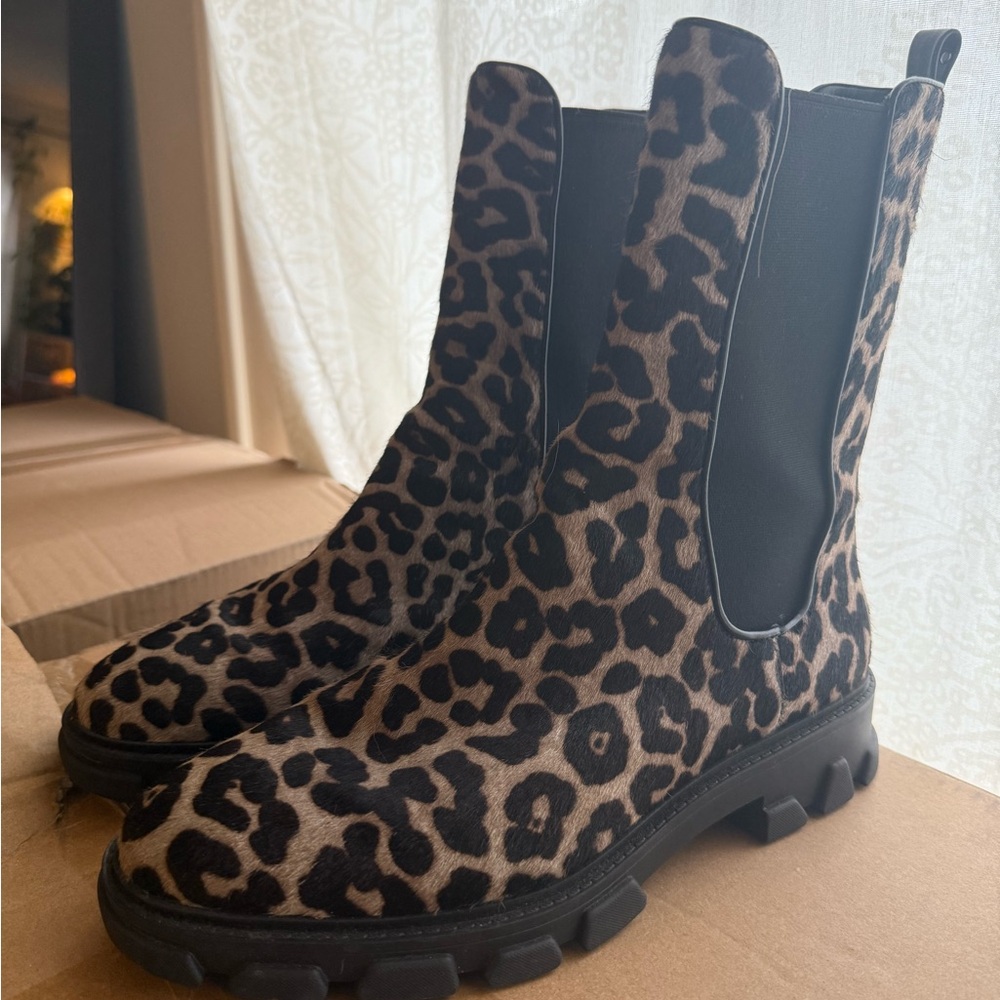 Leopard Print Women's Boots